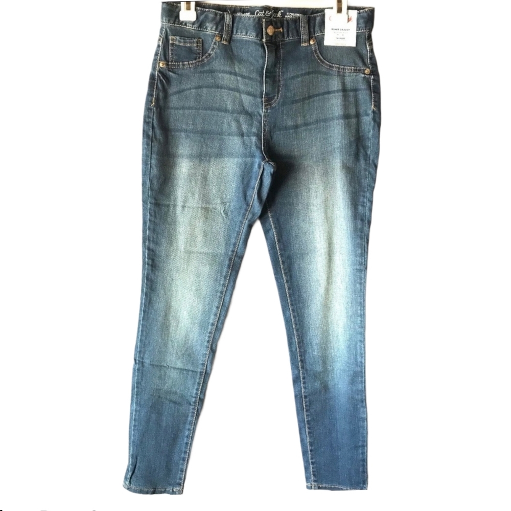 Cat & Jack Girl’s skinny blue jeans